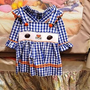 Auburn Tiger smock outfit